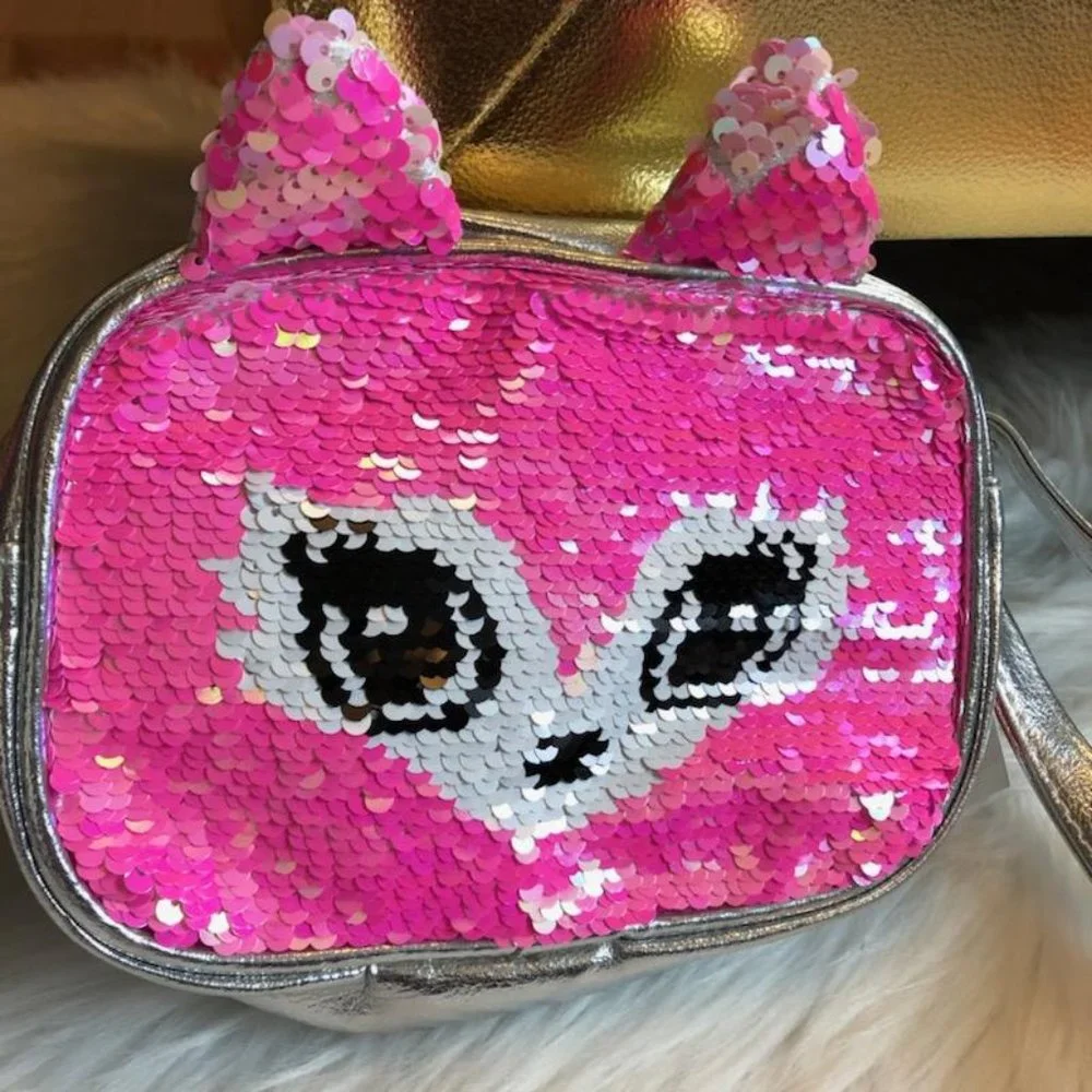 P.S. From Aeropostale Pink Sequin Crossbody Bag